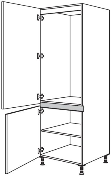 Nobilia Küchen LINE N Geräte-Hochschrank für Kühlschrank NG123-1