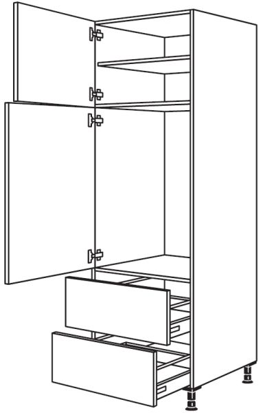 Nobilia Küchen Geräte-Hochschrank für Kühlschrank G88A-1